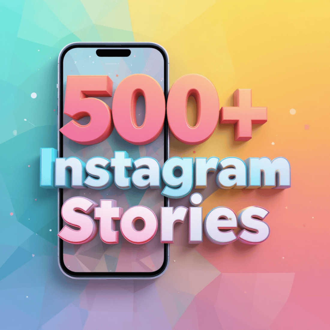 500+ Instagram Stories Templates – Bold, Colorful & Fully Editable preview image.