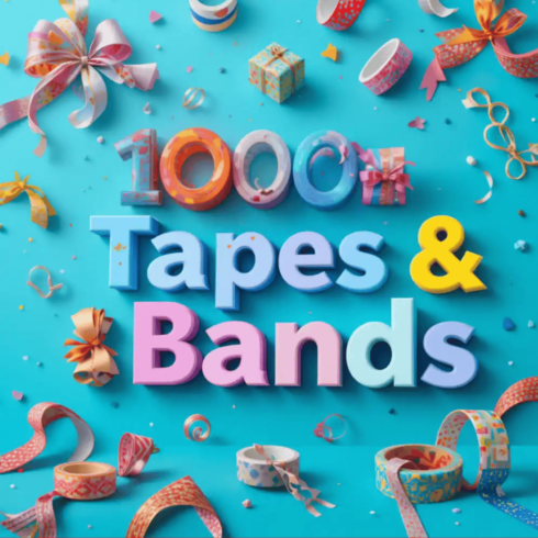 1000+ Tapes and Bands Templates – Stylish, Printable, and Versatile Designs cover image.