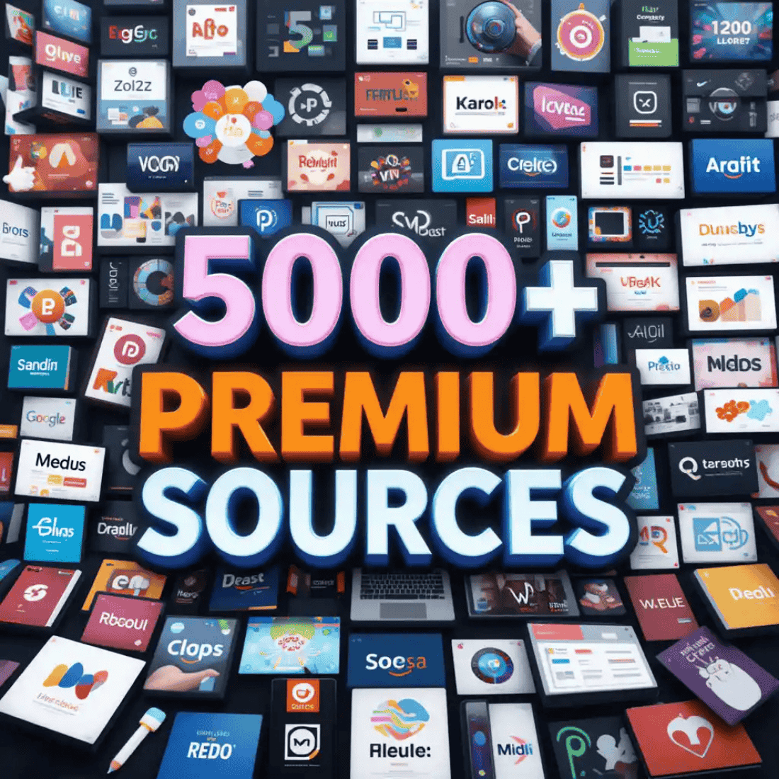 5000+ Premium Resources – All-in-One Design & Marketing Toolkit preview image.
