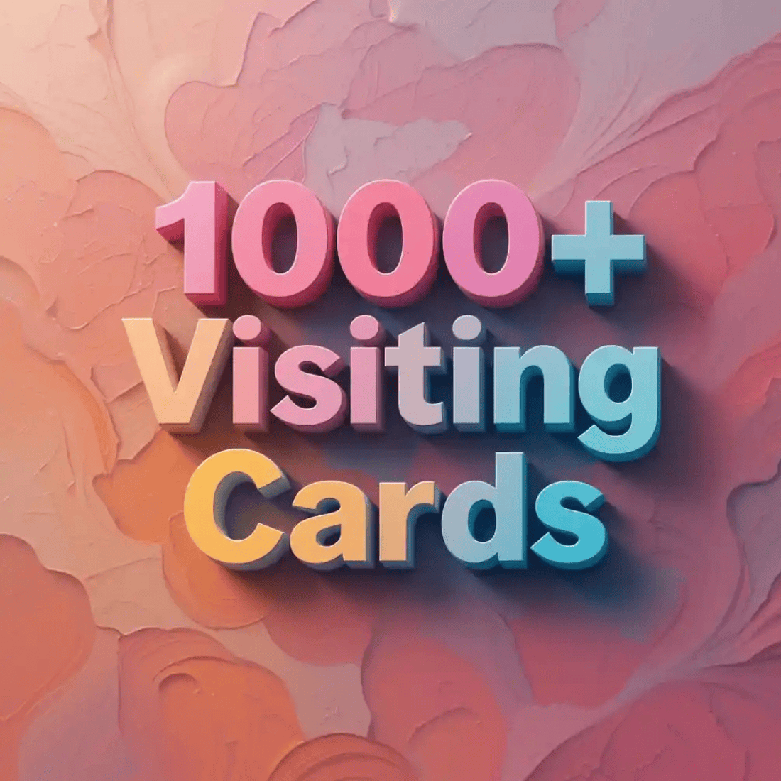 1000+ Visiting Card Templates – Professional, Editable & Print-Ready cover image.