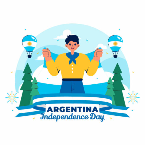 10 Argentina Independence Day Illustration cover image.