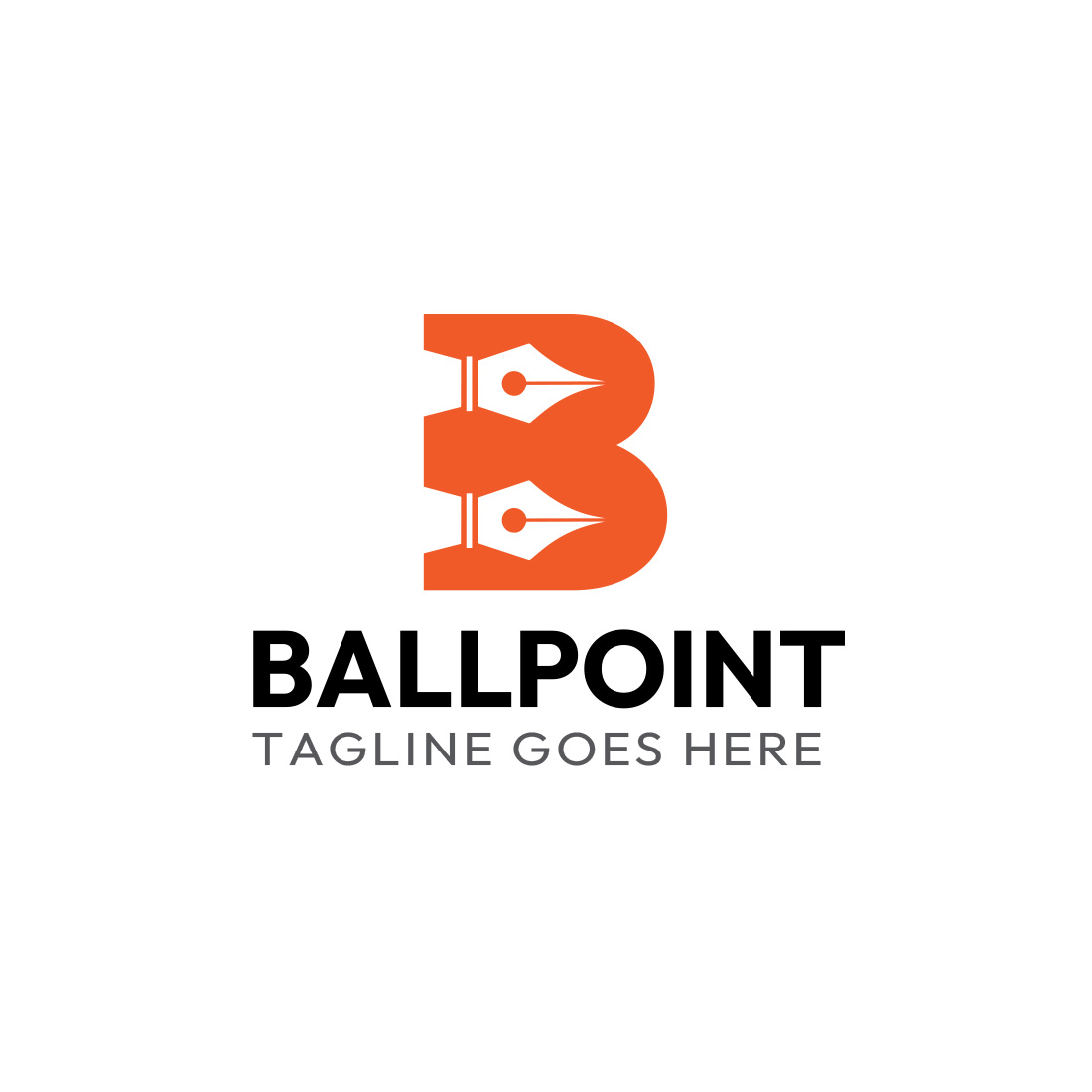 B letter logo is a professional logo preview image.