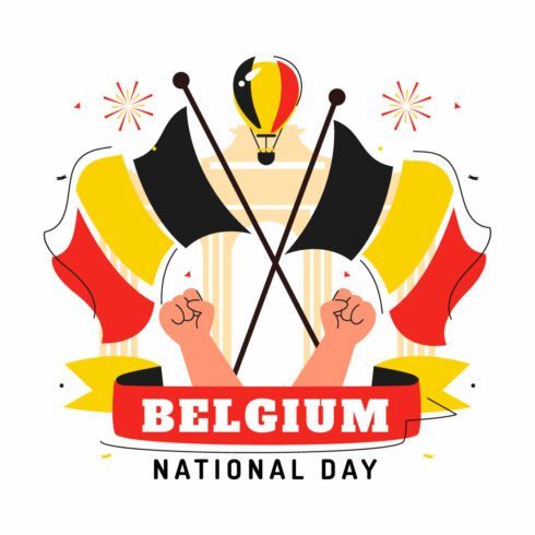 10 Belgium Independence Day Illustration cover image.
