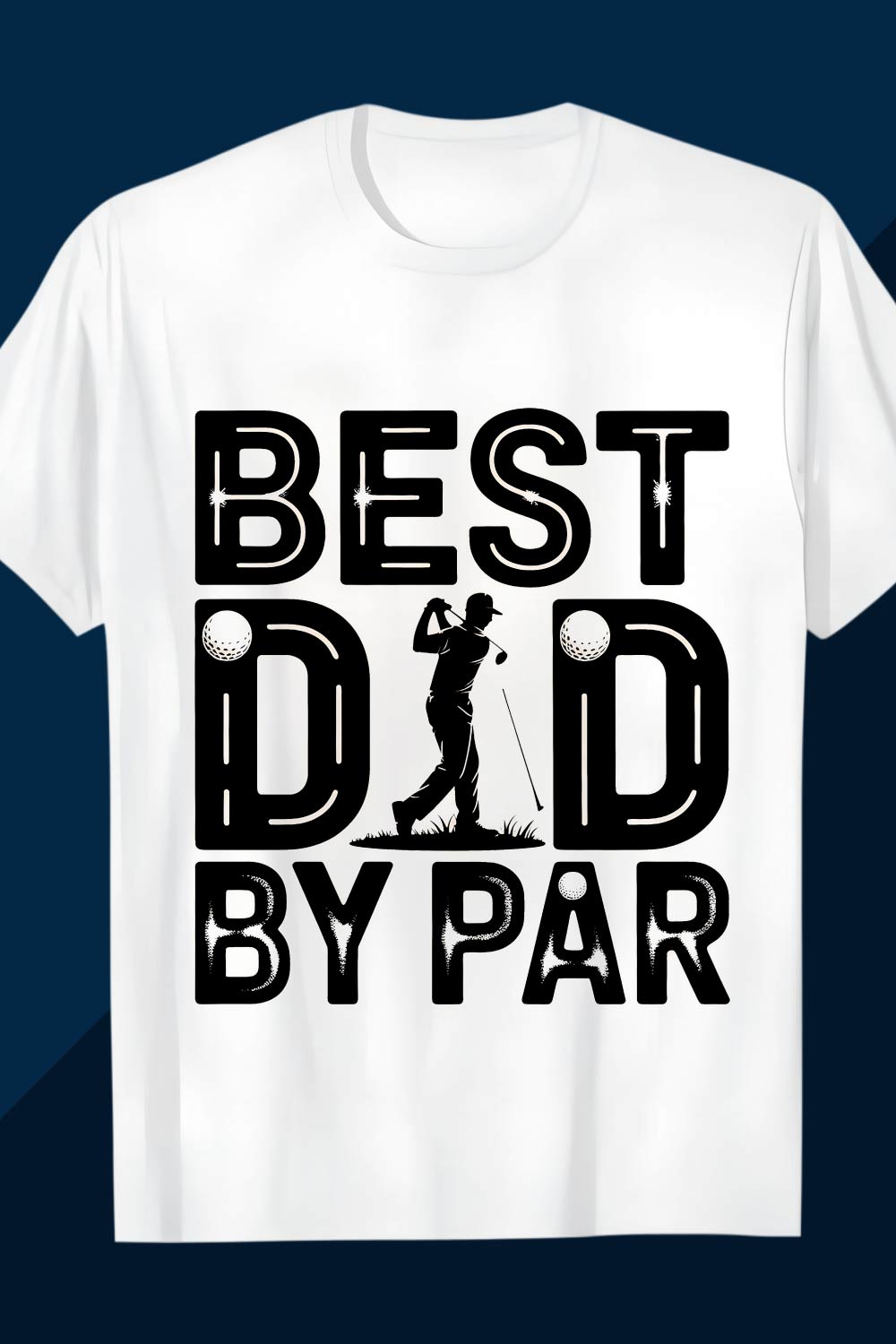 BEST-DAD-BY-PAR- Father day T shirt T shirt Design PNG pinterest preview image.