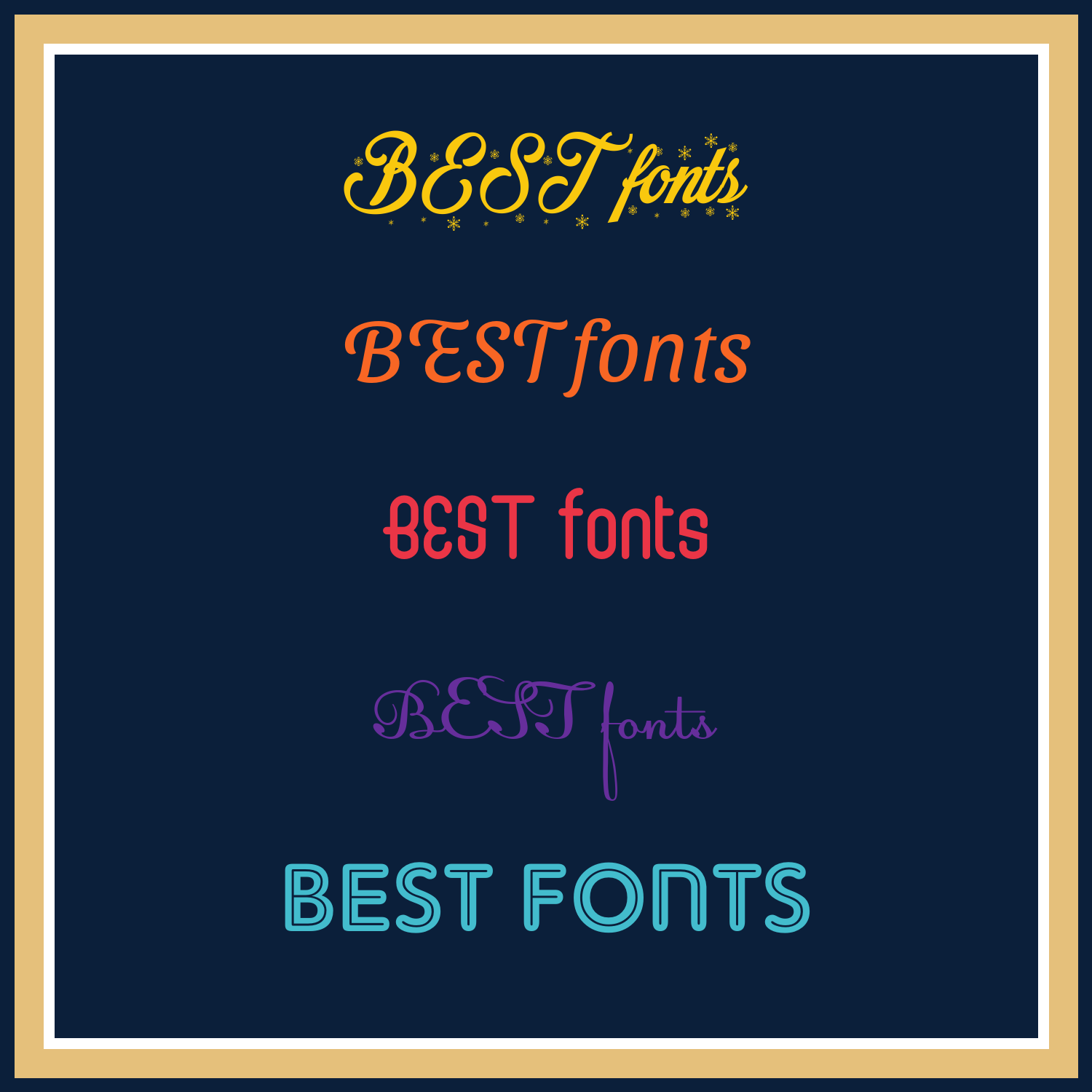 Stylish & Decorative Fonts for Designers cover image.