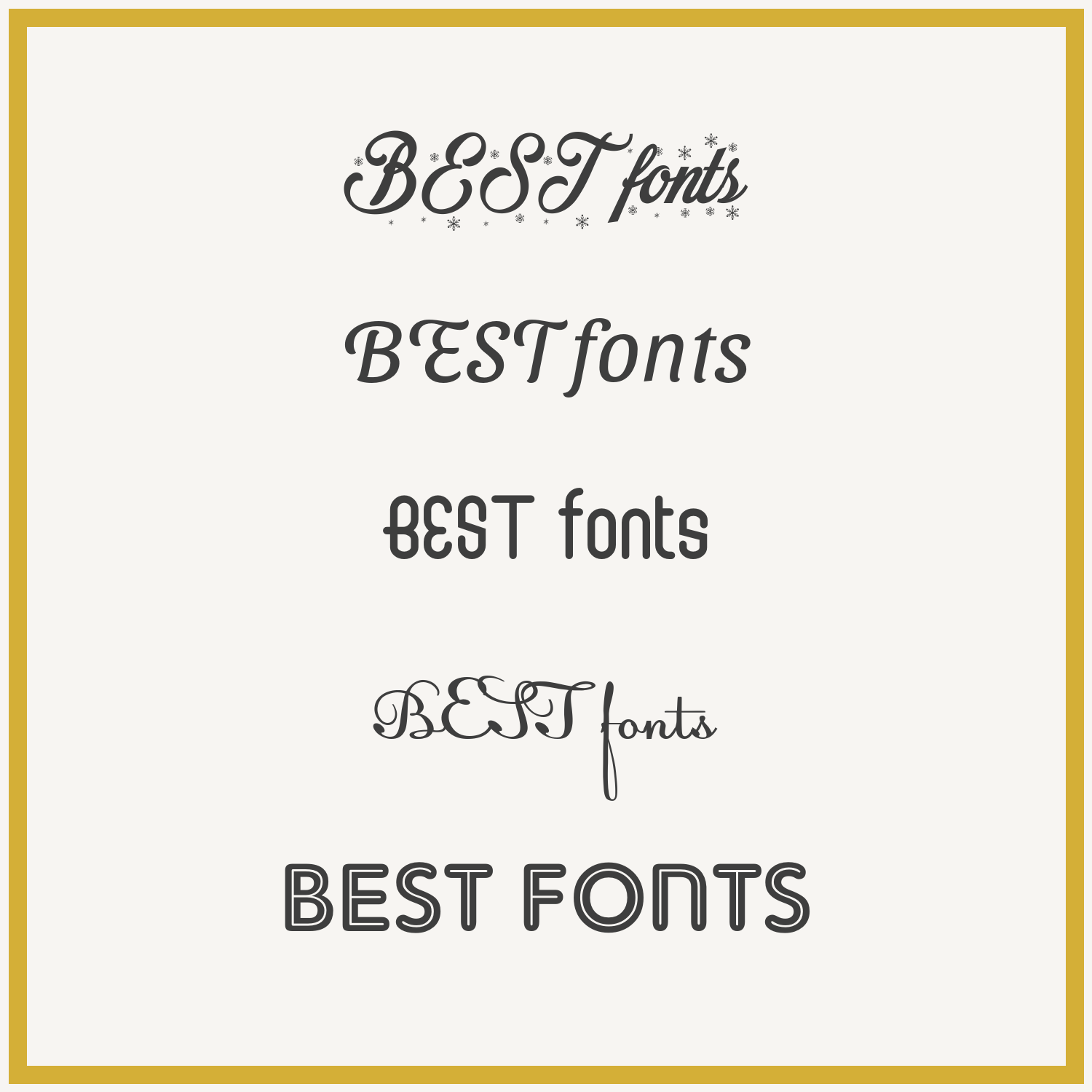 Stylish & Decorative Fonts for Designers preview image.
