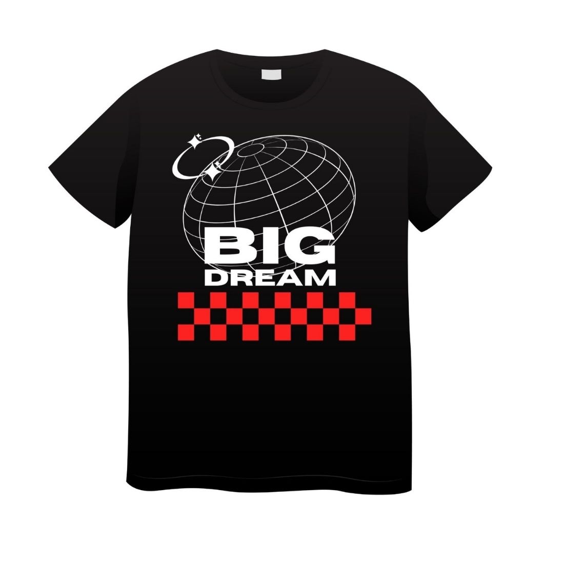 T-Shirt Unique design illustrator graphic preview image.