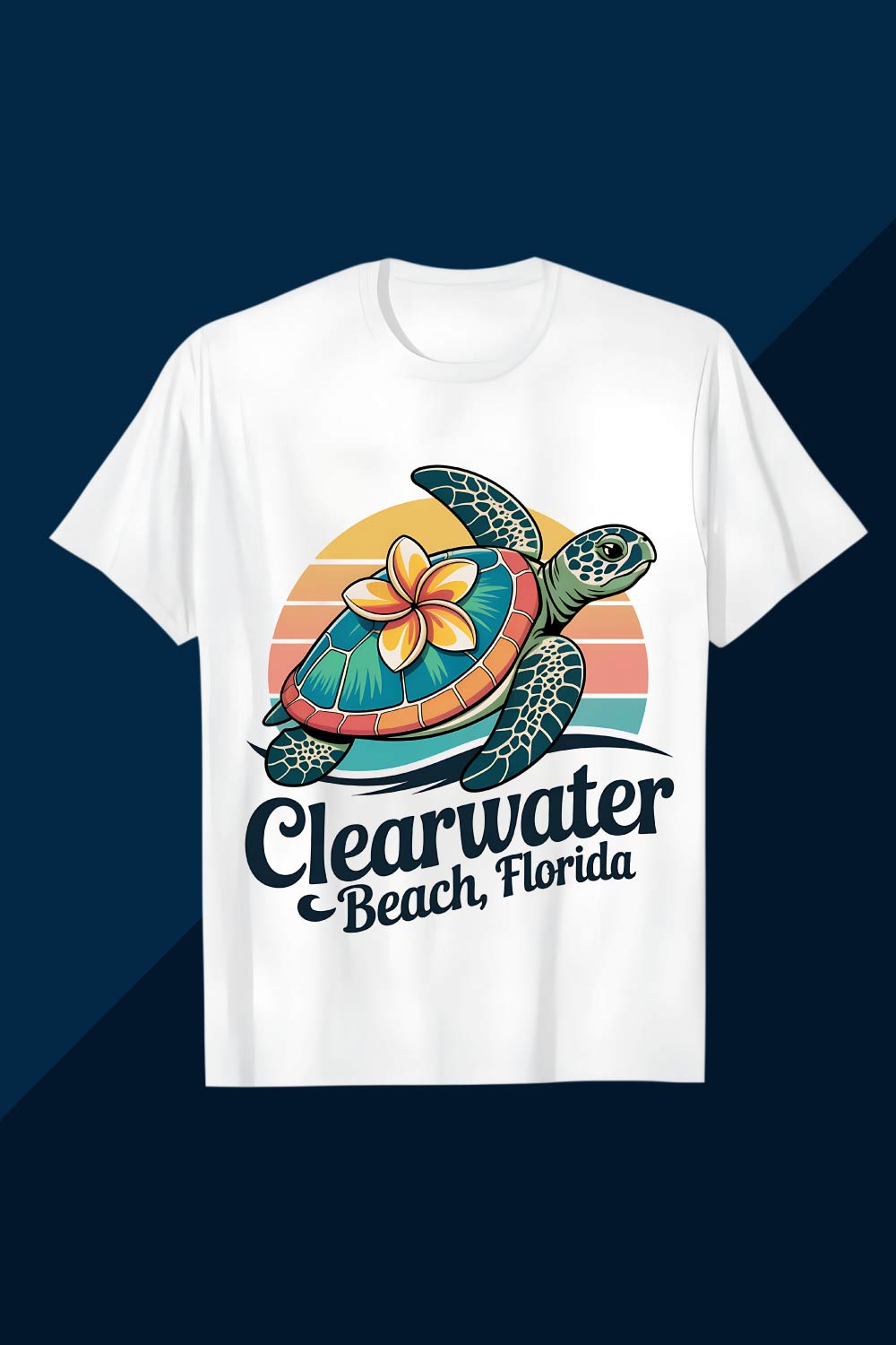 Clearwater Beach, Florida The Beach Boys Beach Summer T-Shirt Design- Beach Summer T-shirt design- Summer- Surfing- Summer Vibes- Vintage Summer T-shirt Design- Beach Tshirt Designs- Tropical Beach T-shirt- Summer T-shirt- Summer pinterest preview image.
