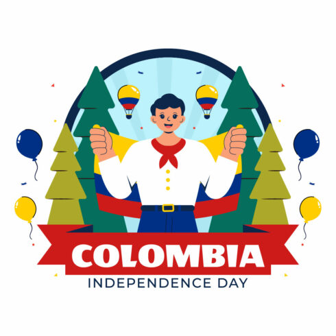 10 Colombia Independence Day Illustration cover image.