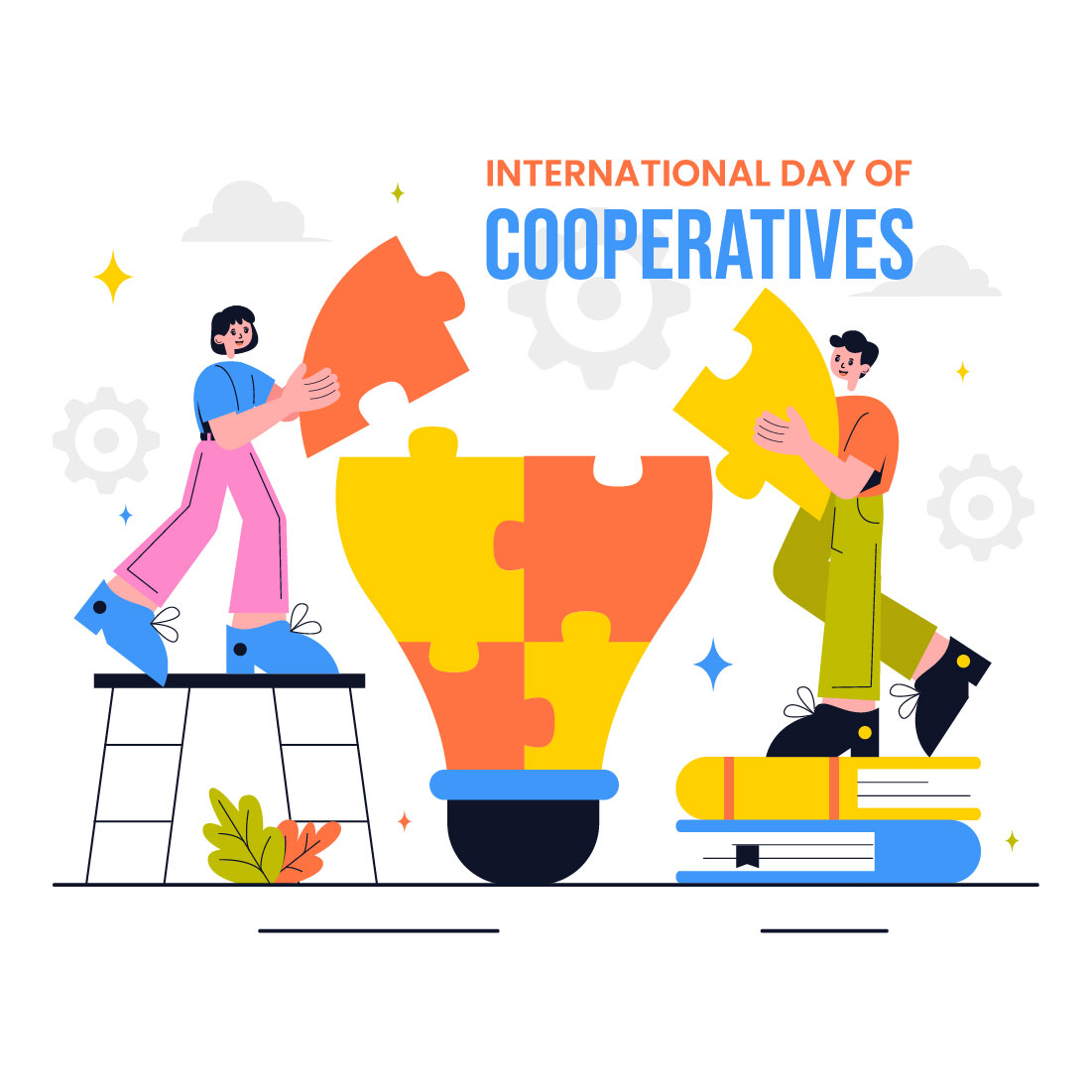 10 International Day of Cooperatives Illustration cover image.