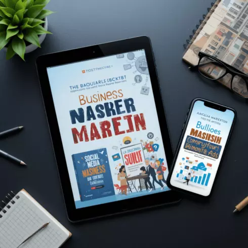 Premium Digital Marketing eBook Bundle (25+ eBooks) cover image.