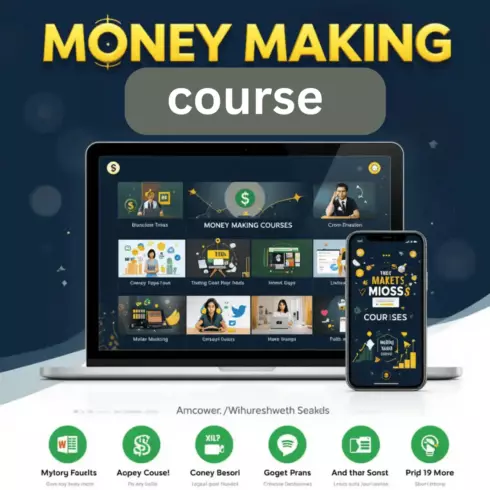 Money Making Courses Bundle – Learn & Earn Skills for Life cover image.