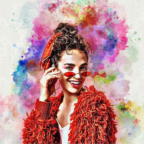 Watercolor Brush Art Action cover image.