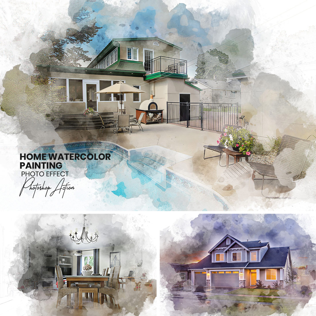 Home Watercolor Painting Action cover image.