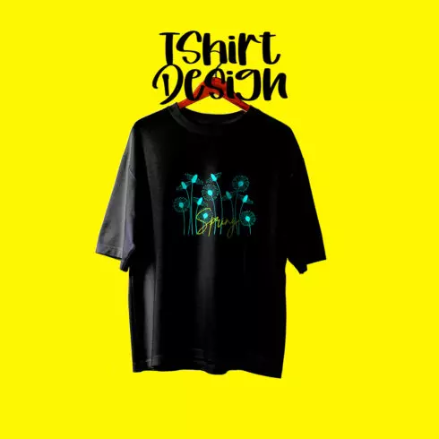 Spring Flower Tshirt Design cover image.