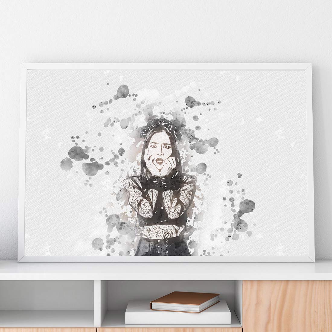 Ink Splash Art Photoshop Action preview image.