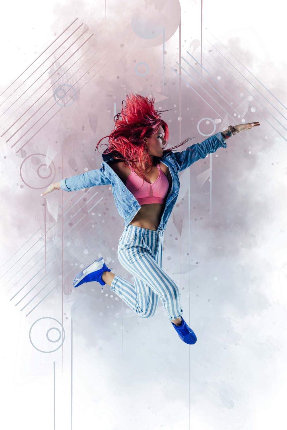Visual Elegance Photoshop Action pinterest preview image.