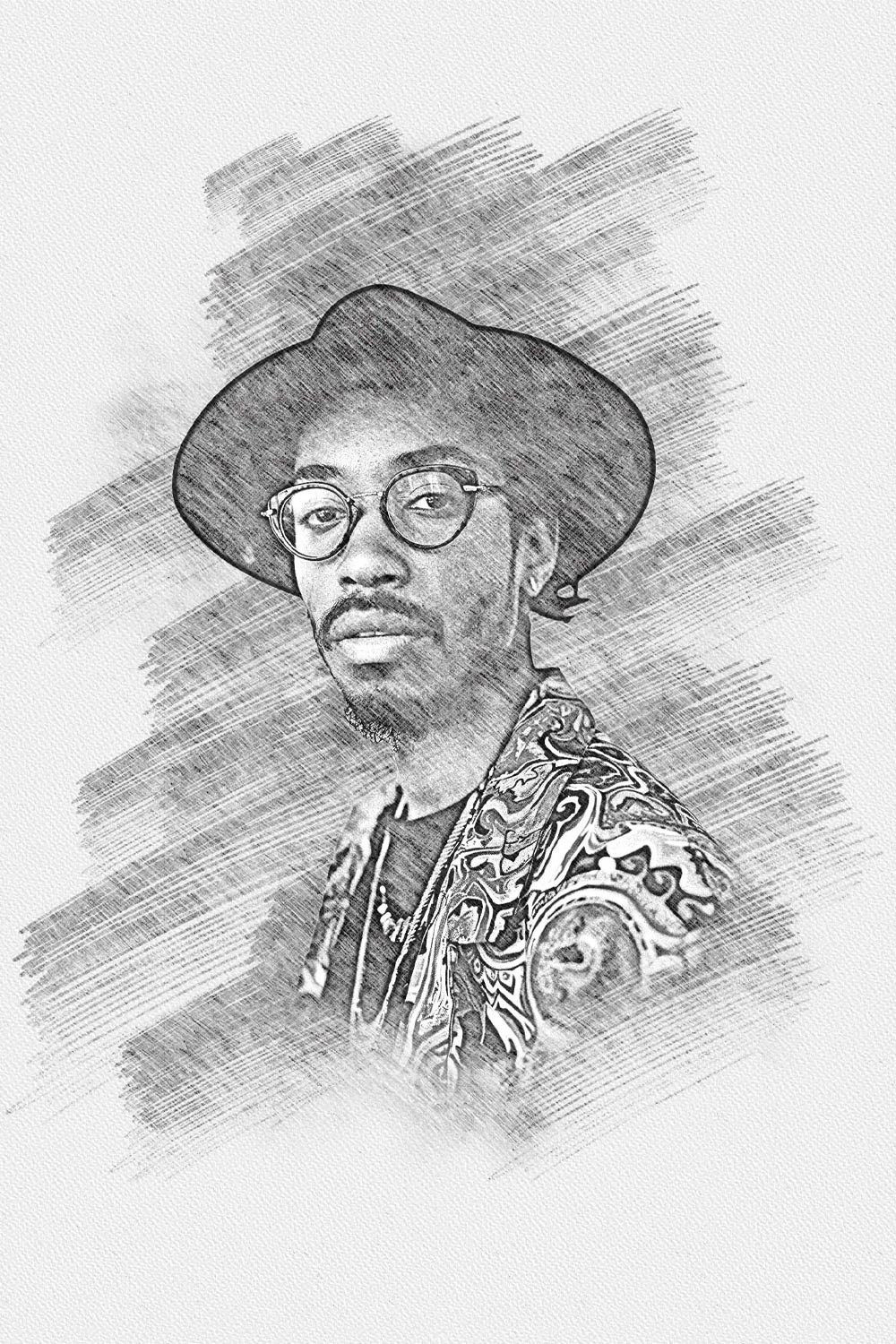 Realistic Drawing & Sketch Effect pinterest preview image.