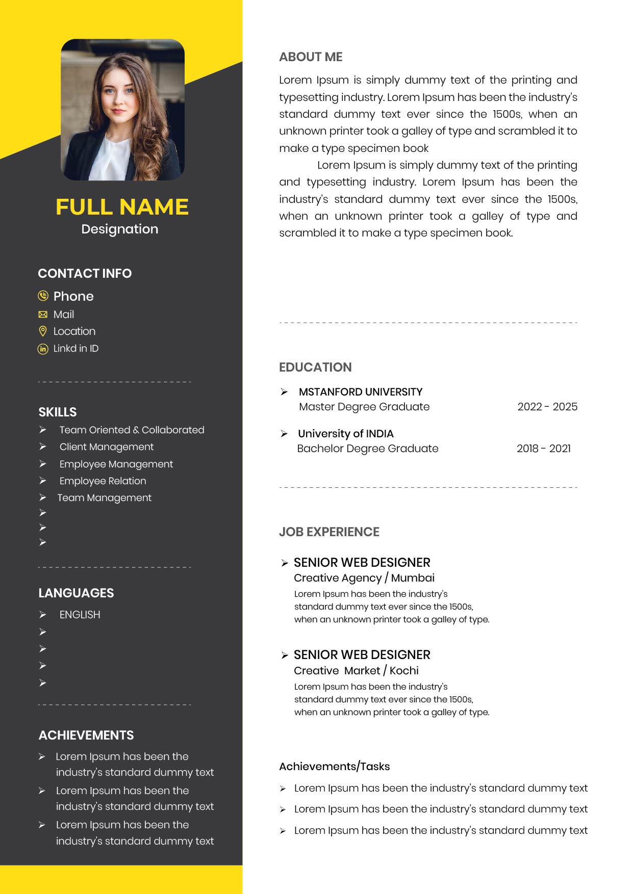 cv template 01 808