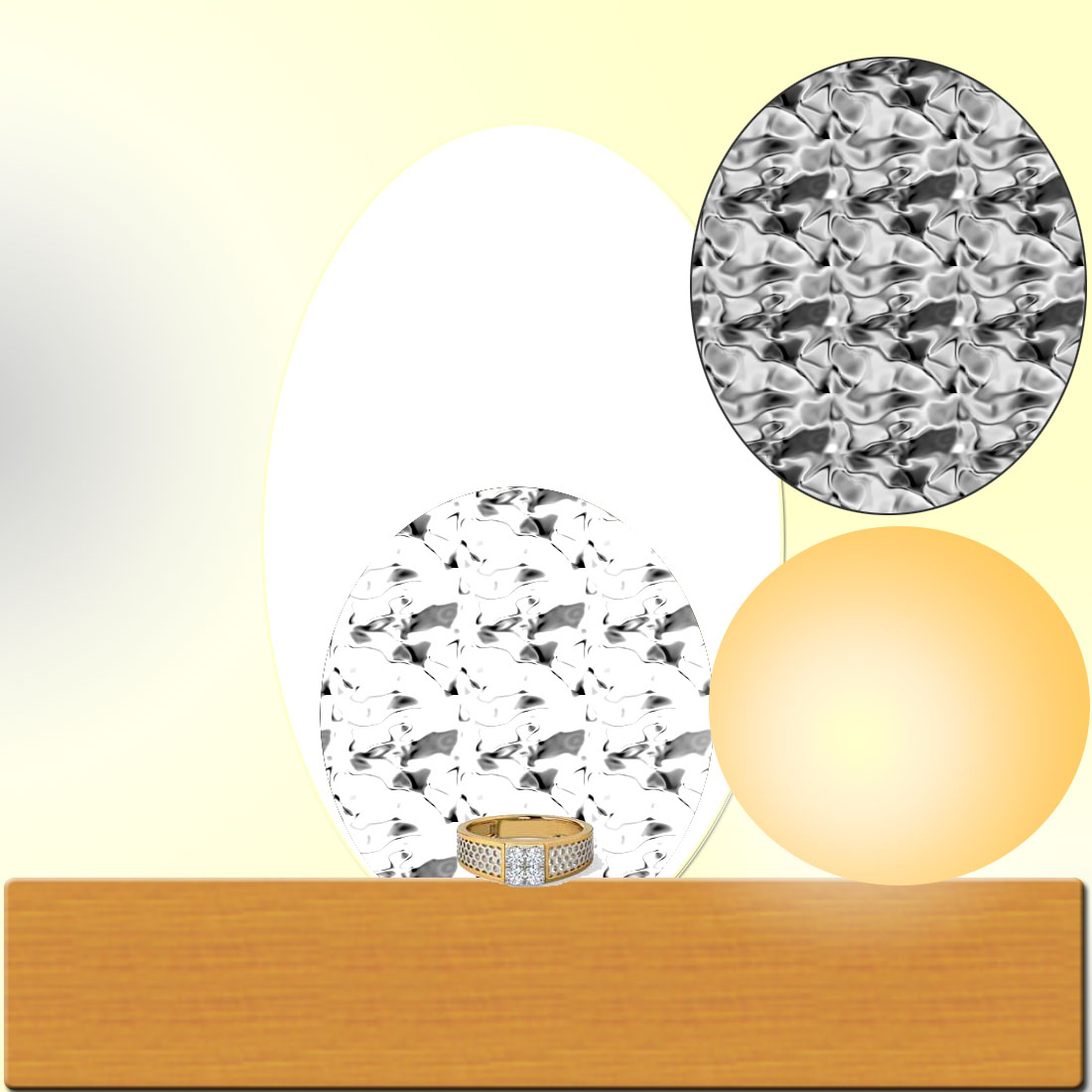 Graphics, Diamond box , Flowers background preview image.
