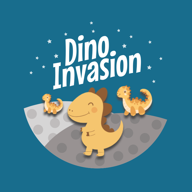 dino invasion fun kids t shirt 574