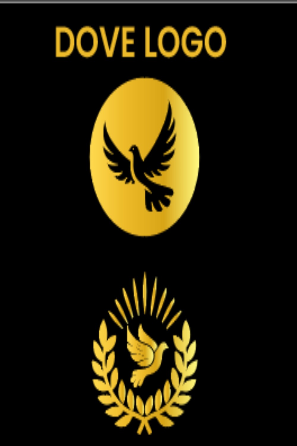Bird Dove Logo pinterest preview image.