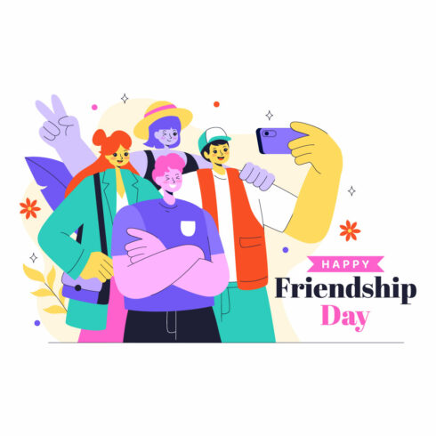10 Happy Friendship Day Illustration cover image.