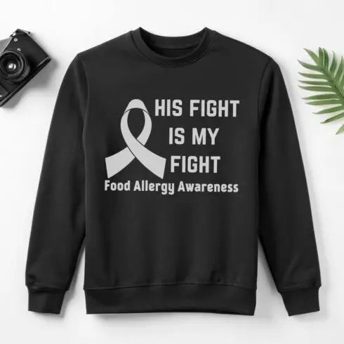 Food Allergy Awareness T-Shirt Design – Support Squad Tee for Health Advocacy cover image.