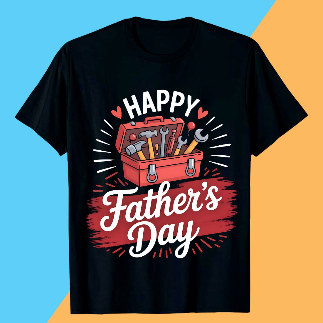 Happy-Father-Day fathers day t shirt design, dad t-shirt, Father’s Day T-shirt Design PNG preview image.