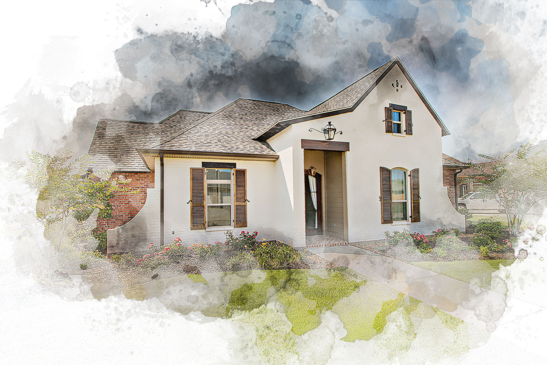 home watercolor painting g 267