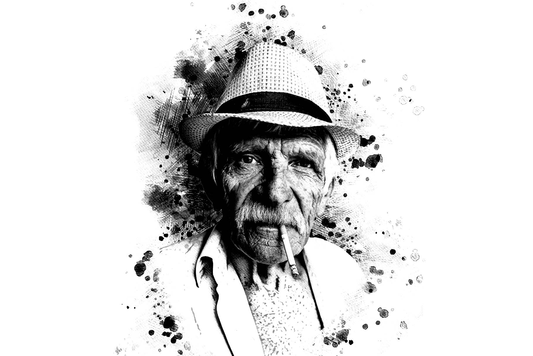 ink medium art photoshop action 8 641