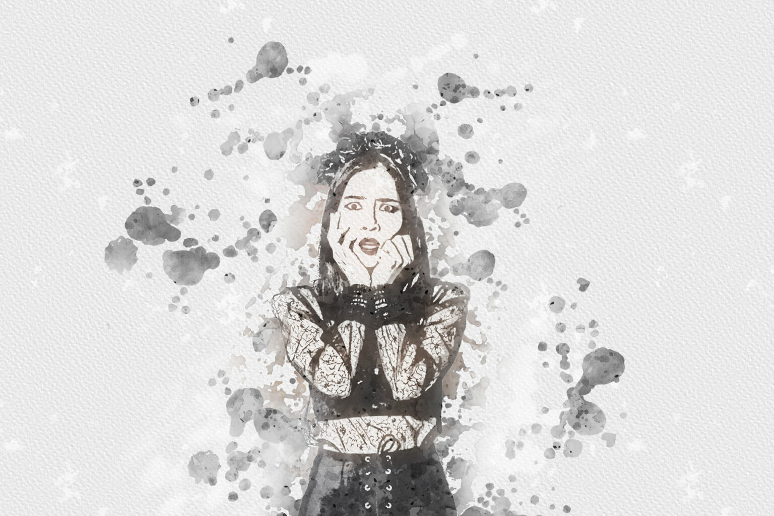 Ink Splash Art Photoshop Action - MasterBundles