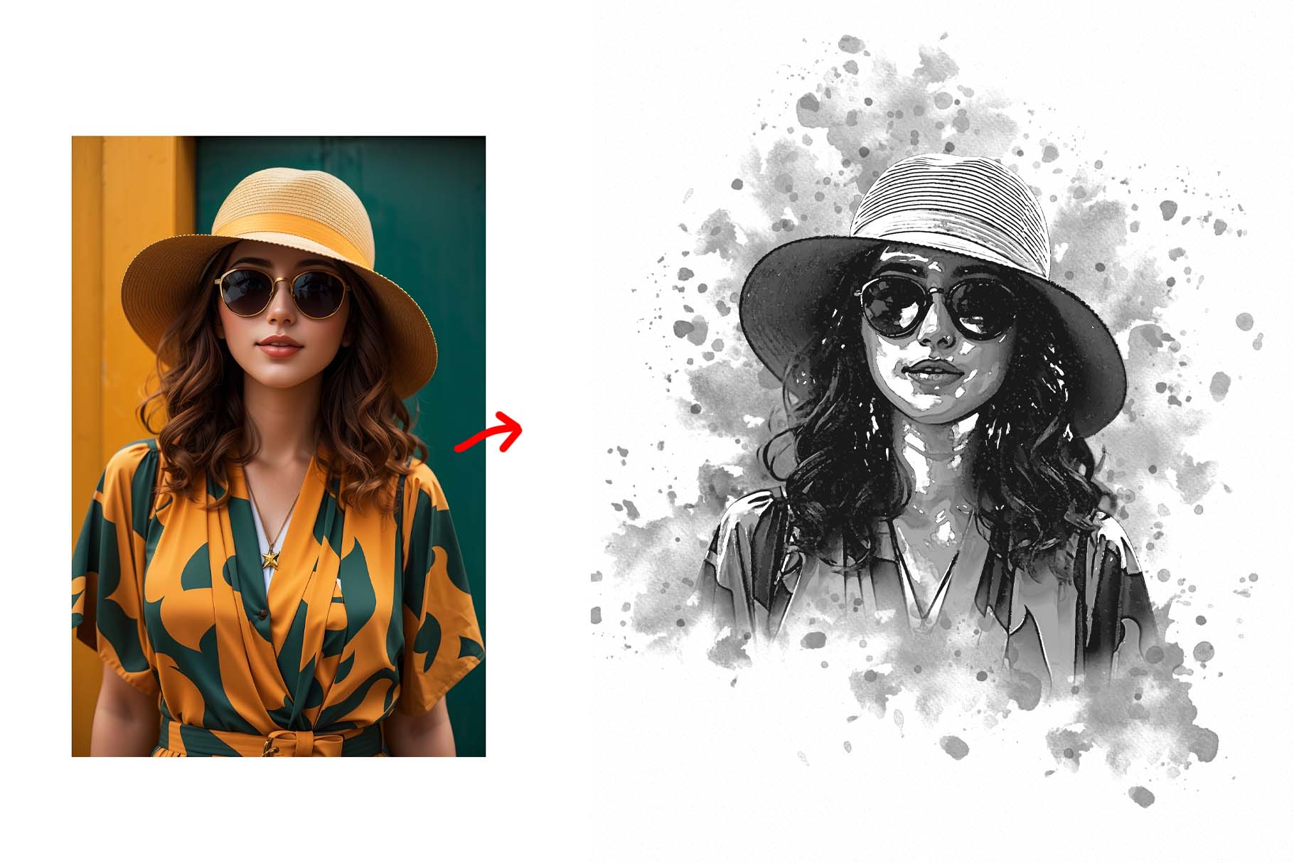 inktober drawing photoshop action 6 822