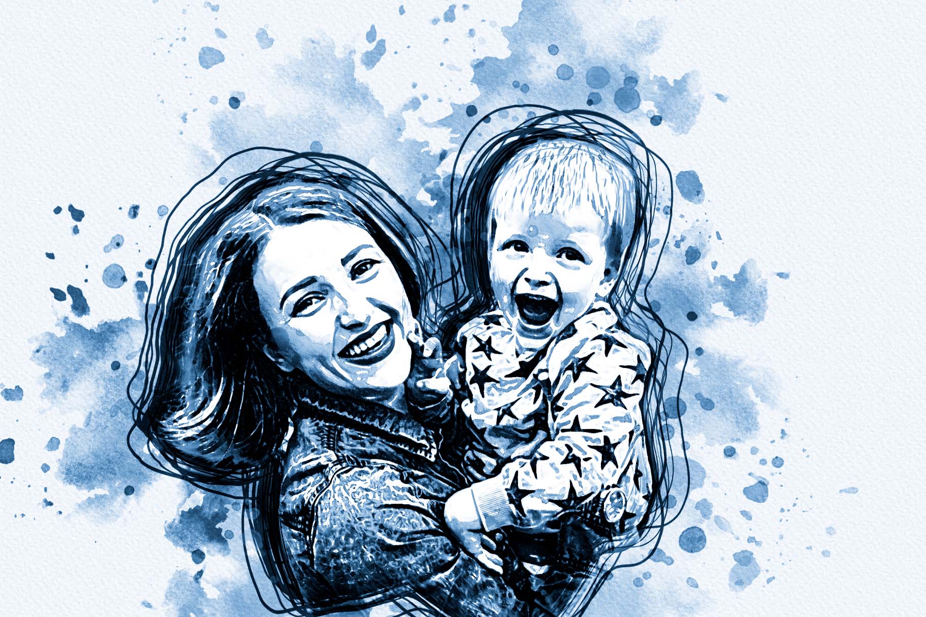 inktober drawing photoshop action 7 223