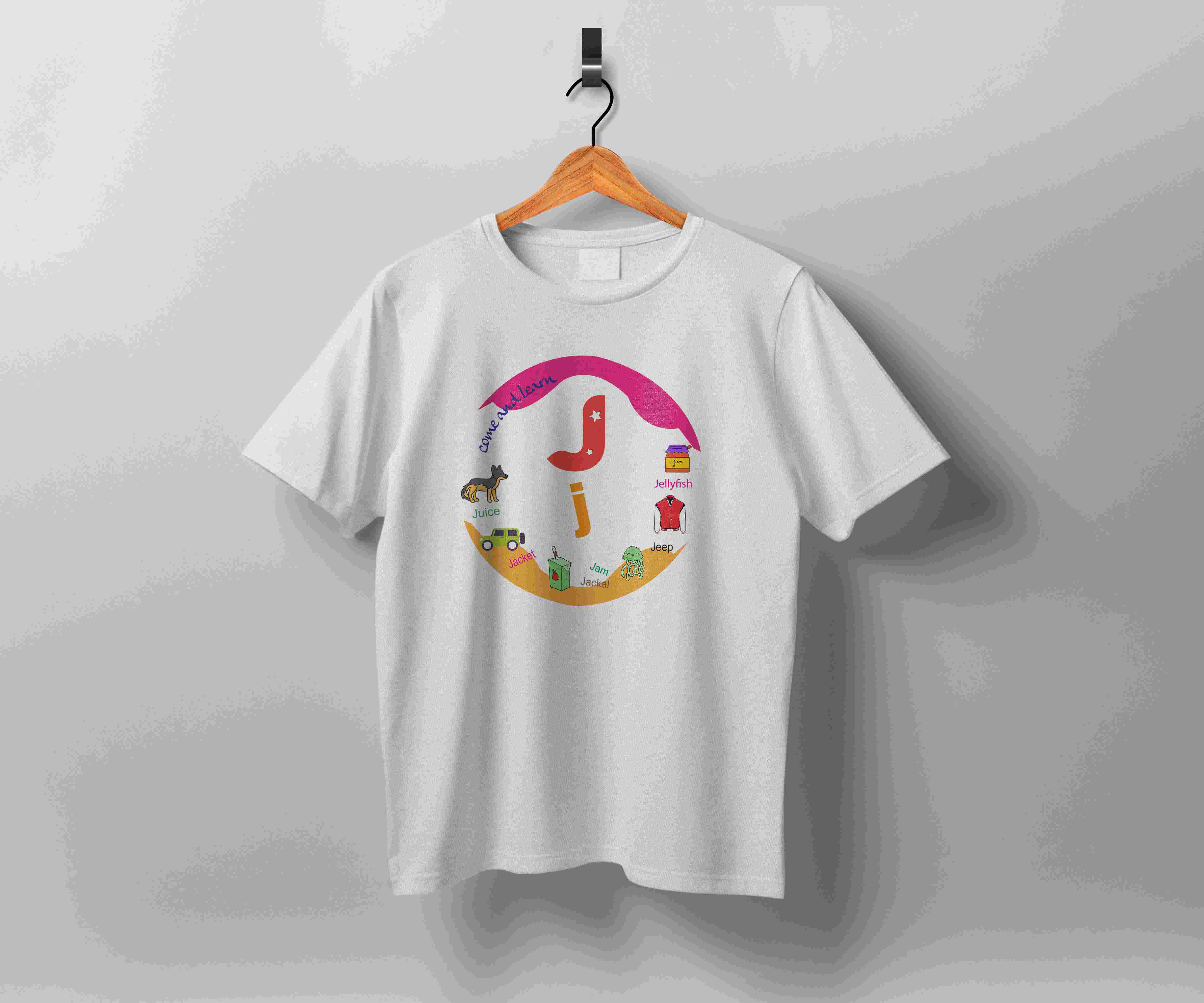 j letter tshirt 53