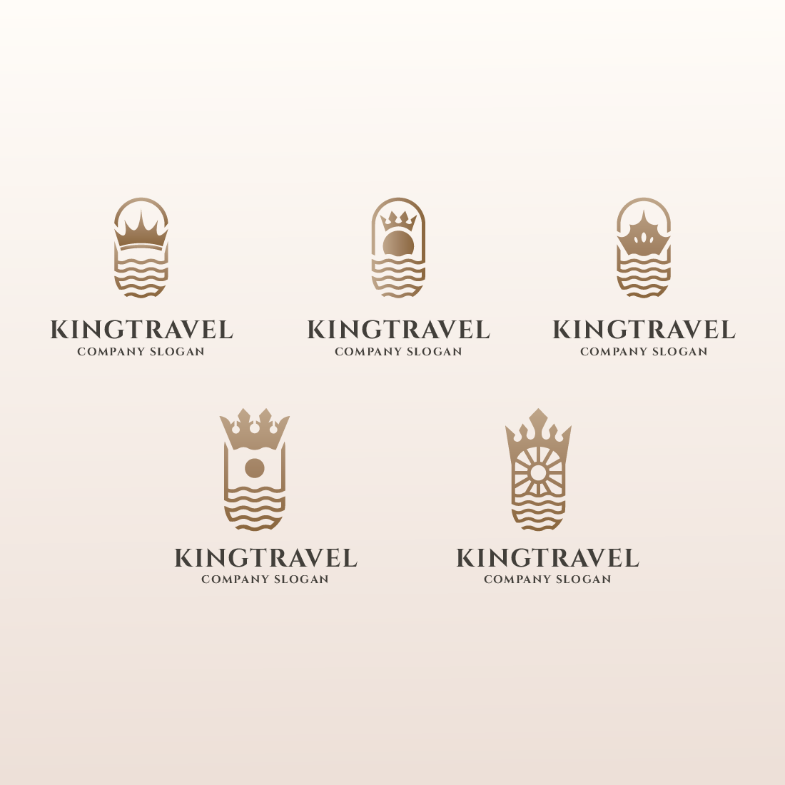 King Travel Logo Pack cover image.