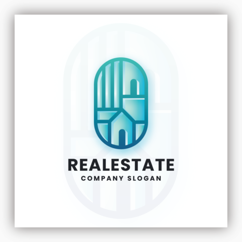 Modern Real Estate Logo – Real Property Branding Icon cover image.