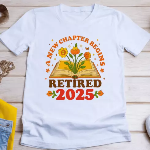 Retired 2025 New Chapter T-Shirt Design cover image.