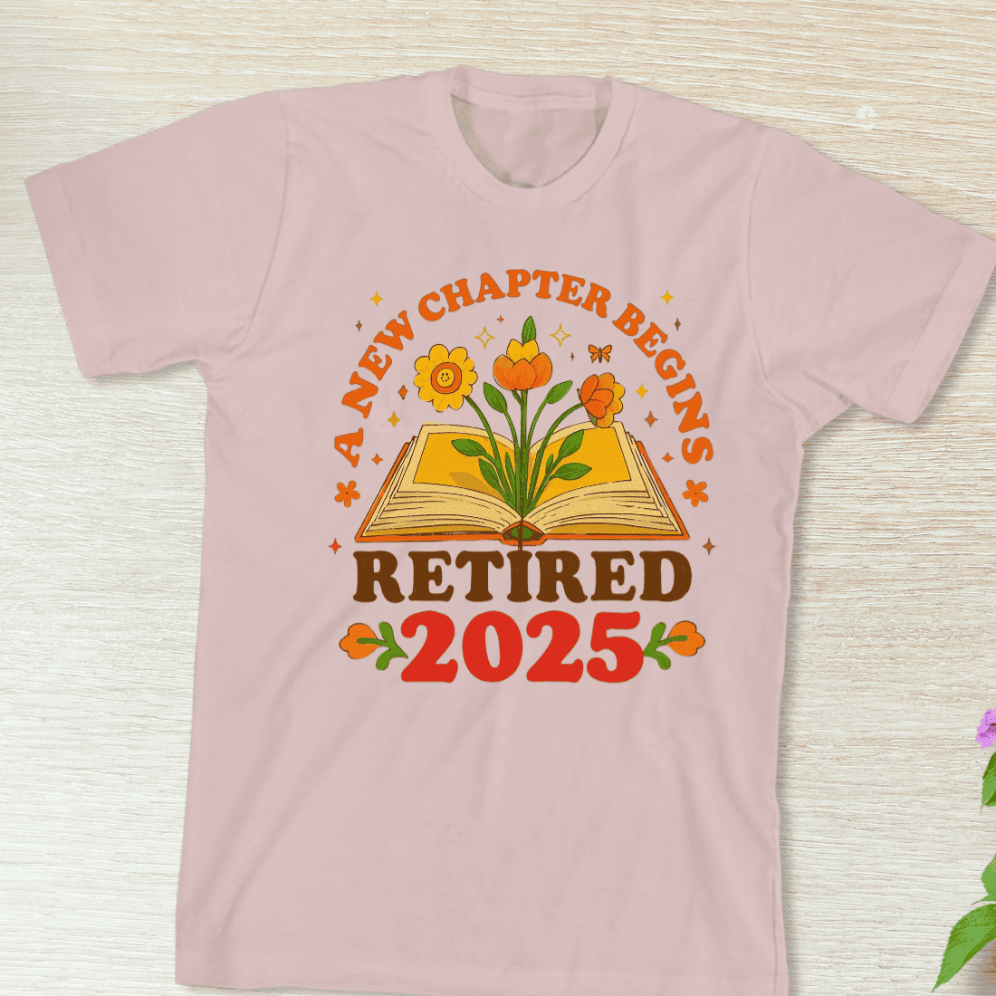 Retired 2025 New Chapter T-Shirt Design preview image.