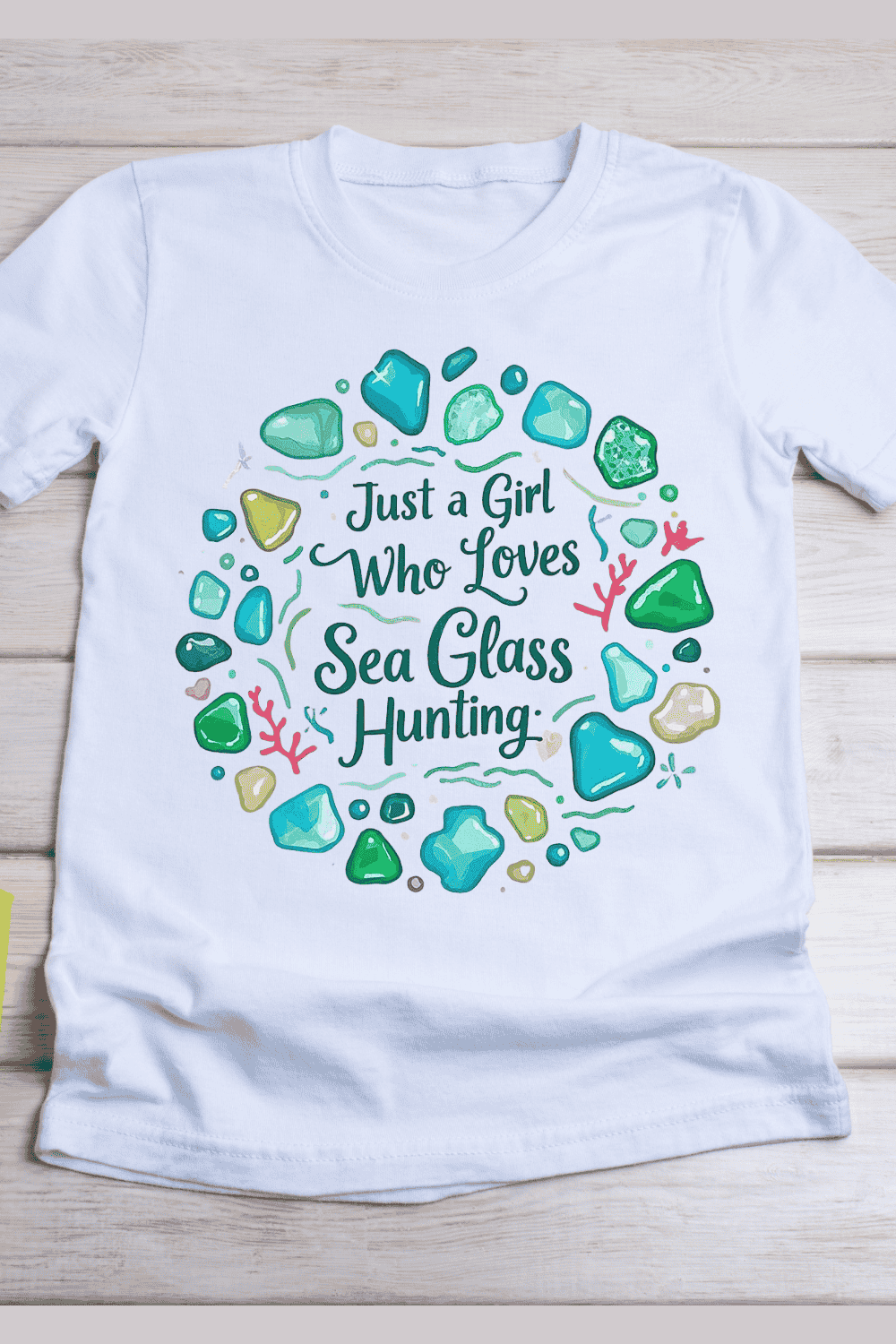 Ocean Hobby Artwork T-Shirt Design pinterest preview image.