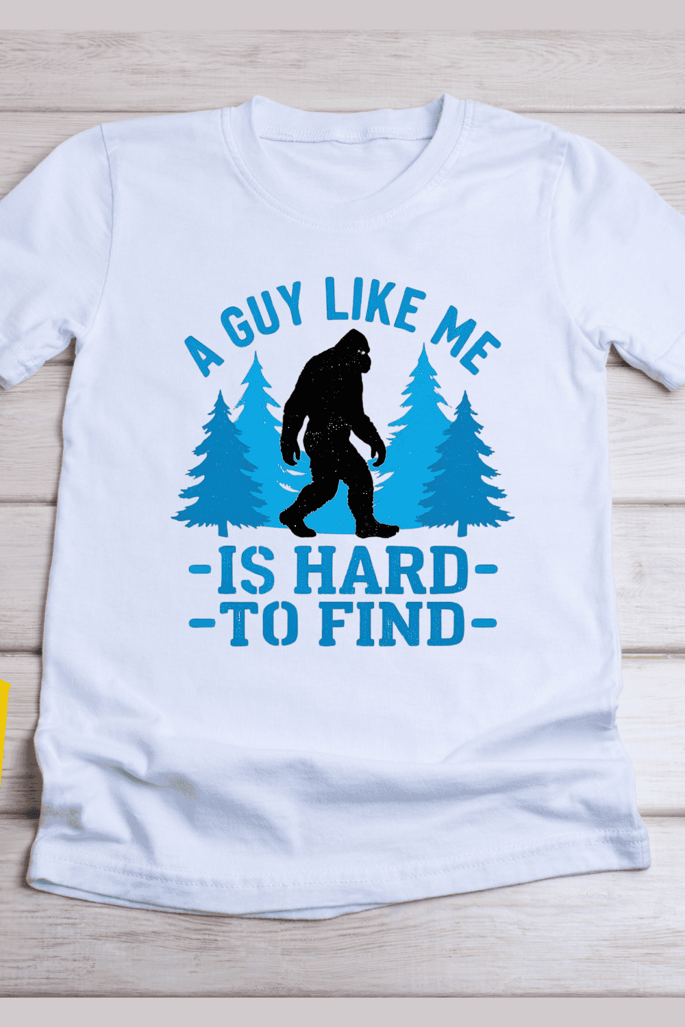 Bigfoot Hard to Find T-Shirt Design pinterest preview image.
