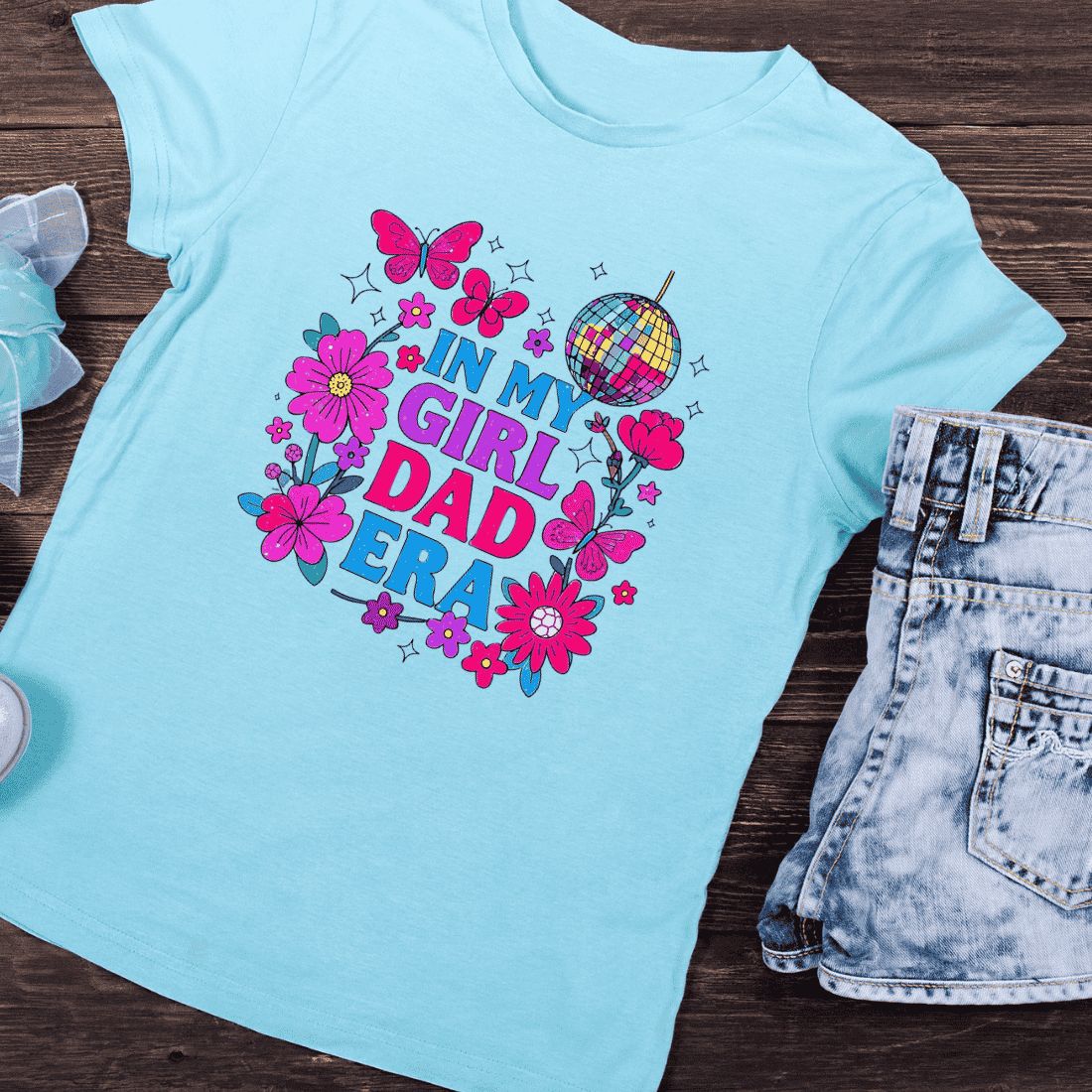 I'm In My Girl Dad Era T-Shirt Design preview image.