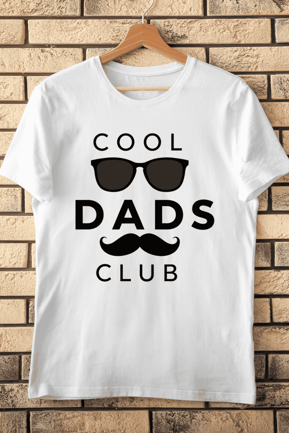 Fathers Day Cool Dad T-Shirt Design pinterest preview image.