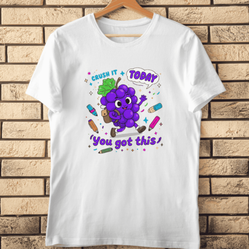 Crush It Today T-Shirt Design cover image.