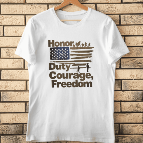 USA Armed Forces Honor T-Shirt Design cover image.