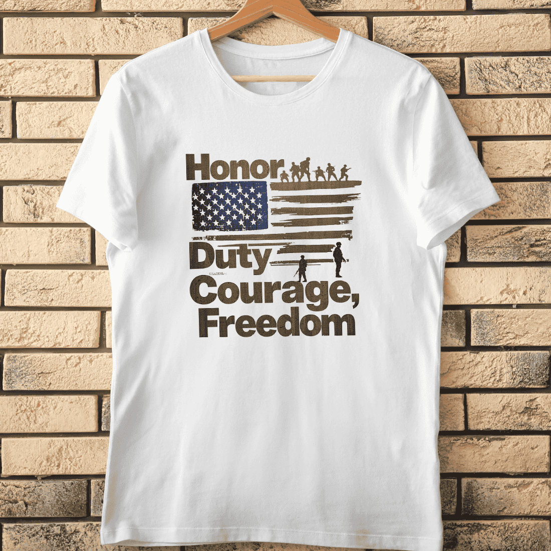 USA Armed Forces Honor T-Shirt Design cover image.