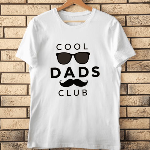 Fathers Day Cool Dad T-Shirt Design cover image.