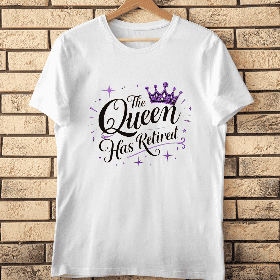Royal Retirement T-Shirt Design cover image.