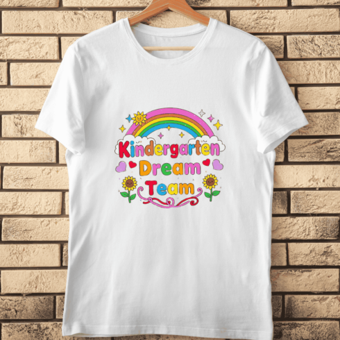 Kindergarten Dream Team T-Shirt Design cover image.