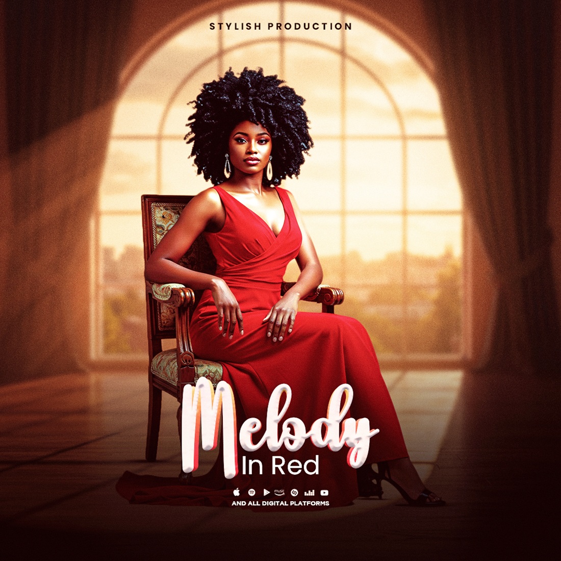 MUSIC COVER ART TEMPLATE cover image.